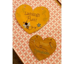 Stickserie ITH - Schilder Terrasse